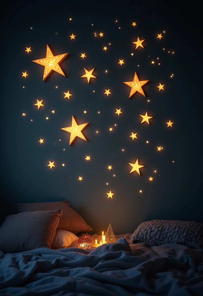 25 Cardboard Crafts Decoration Wall Art Home Decor Ideas to Recycle Smartly - 19. Cardboard Star Constellations