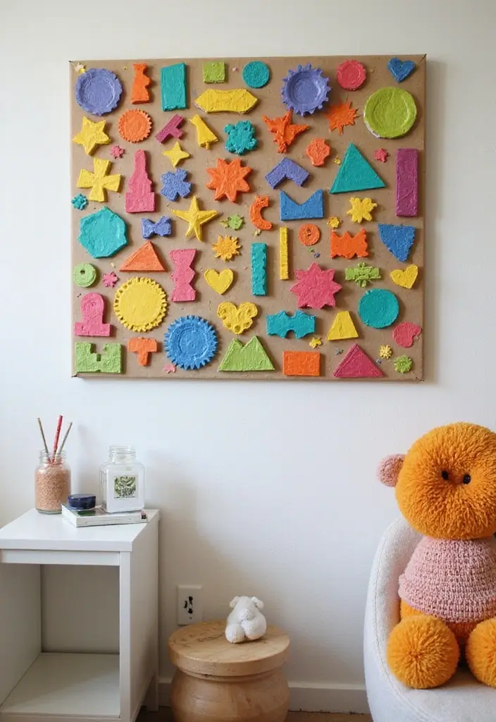 25 Cardboard Crafts Decoration Wall Art Home Decor Ideas to Recycle Smartly - 25. Cardboard Mosaic Art