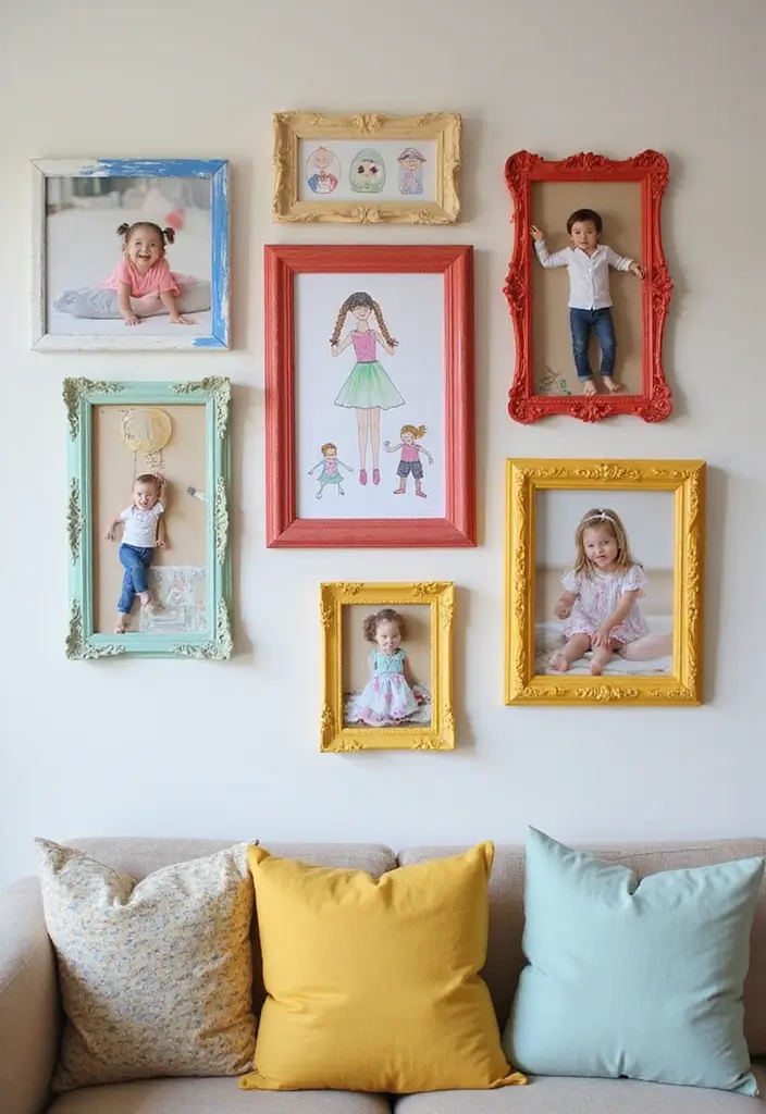 25 Cardboard Crafts Decoration Wall Art Home Decor Ideas to Recycle Smartly - 5. Funky Cardboard Frames