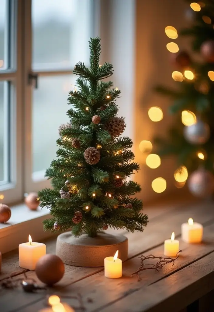 25 Christmas Home Decor Ideas Living Room Looks That Spark Joy - 3. Minimalist Tree Decor