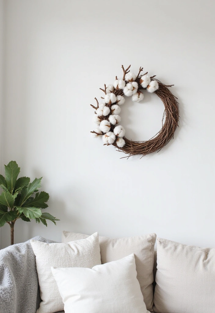 25 Christmas Home Decor Ideas Living Room Looks That Spark Joy - 6. Wintery Wreaths