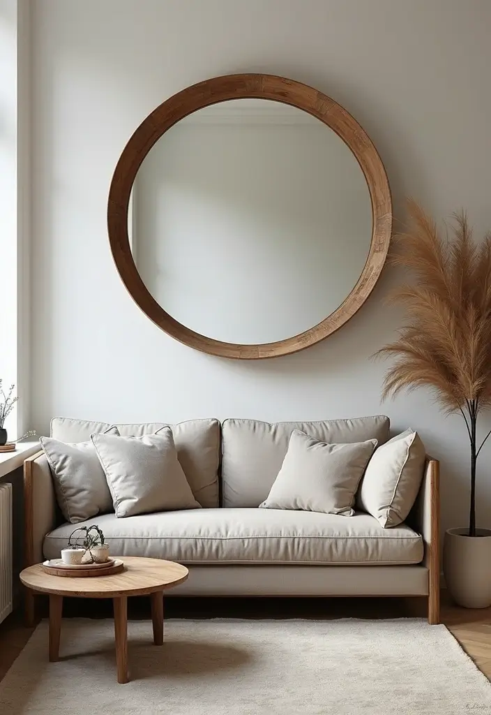 25 Decor Home Living Room Small Spaces Layouts That Inspire - 10. Smart Use of Mirrors