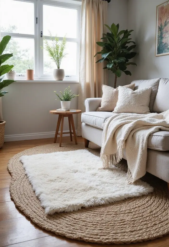 25 Decor Home Living Room Small Spaces Layouts That Inspire - 5. Smart Use of Rugs