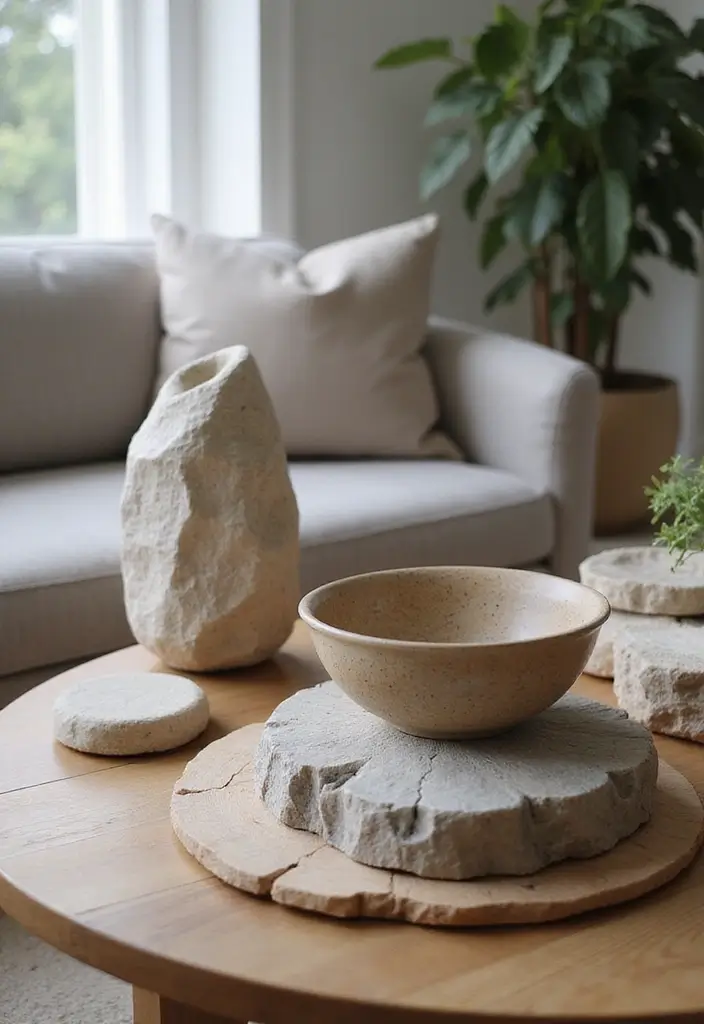 25 Ethnic Home Decor Indian Interior Design with Cultural Flair - 21. Natural Stone Accents