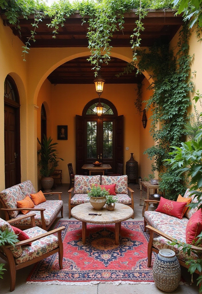 25 Ethnic Home Decor Indian Interior Design with Cultural Flair - 23. Ethnic Outdoor Decor