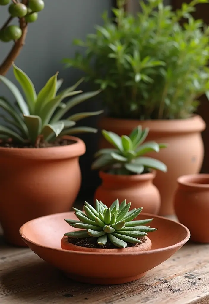 25 Ethnic Home Decor Indian Interior Design with Cultural Flair - 3. Handcrafted Pottery