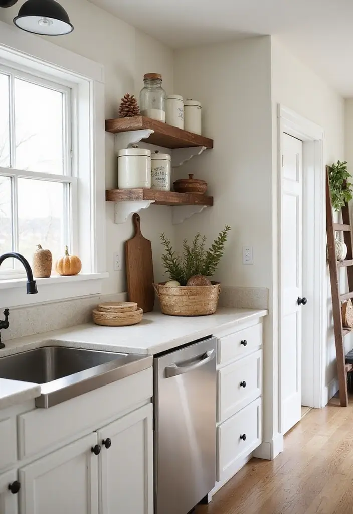 25 Fall Decor Ideas for the Home Kitchens That Feel Festive - 11. Farmhouse-Inspired Accessories