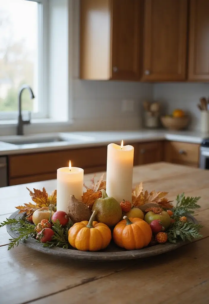 25 Fall Decor Ideas for the Home Kitchens That Feel Festive - 12. Festive Serving Trays