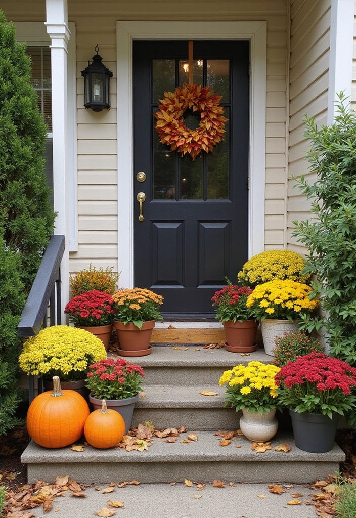 25 Fall Decor Ideas for the Home Porch That Wow Visitors - 24. Unique Plant Displays