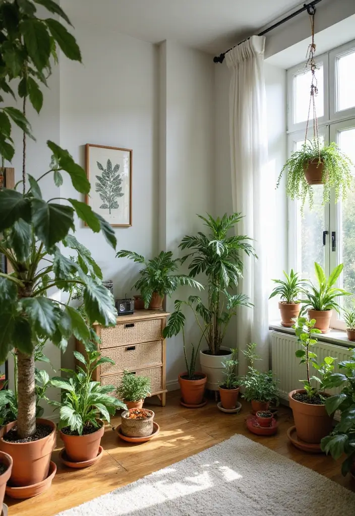 25 Home Decor Ideas Living Room Modern Designs That Impress - 3. Greenery Galore