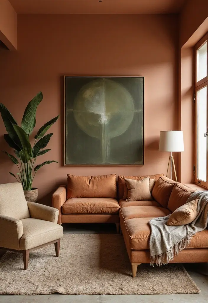 25 Home Decor Ideas Living Room Modern Designs That Impress - 6. Earthy Color Palette