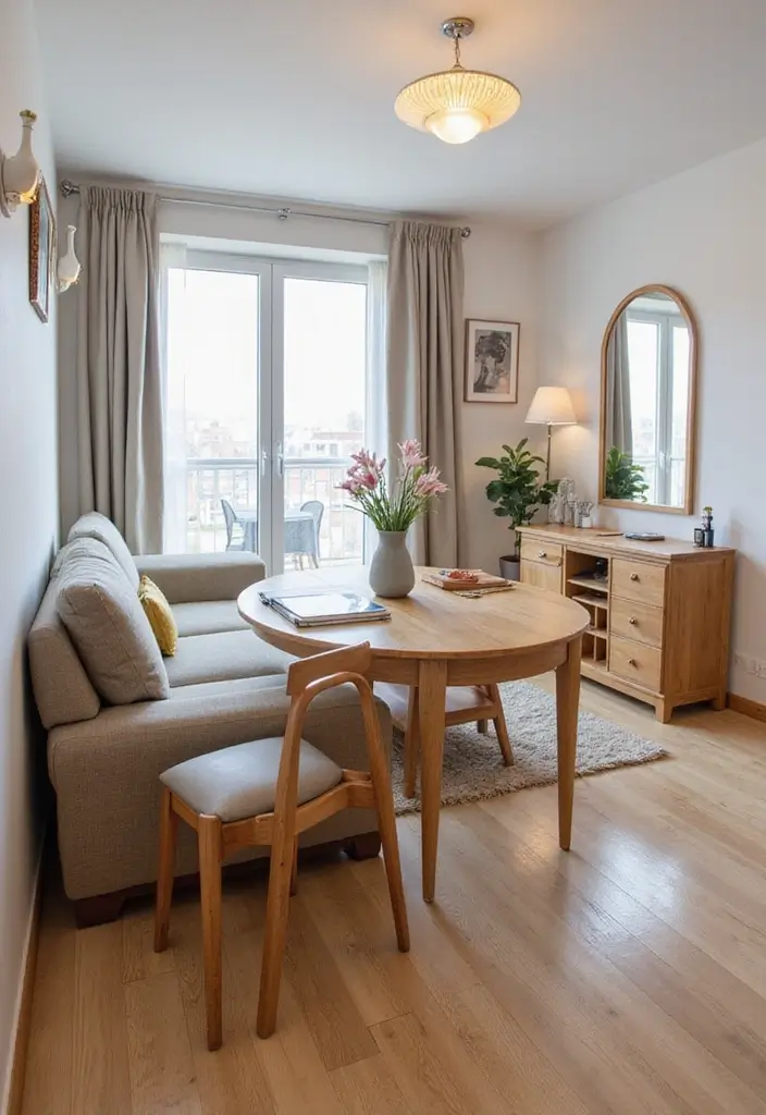 25 Home Decor Ideas for Living Room Cozy Small Spaces: Tiny House Inspiration - 14. Foldable Furniture