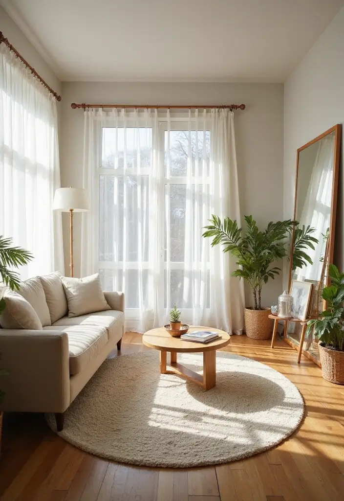 25 Home Decor Ideas for Living Room Cozy Small Spaces: Tiny House Inspiration - 4. Natural Light Maximization