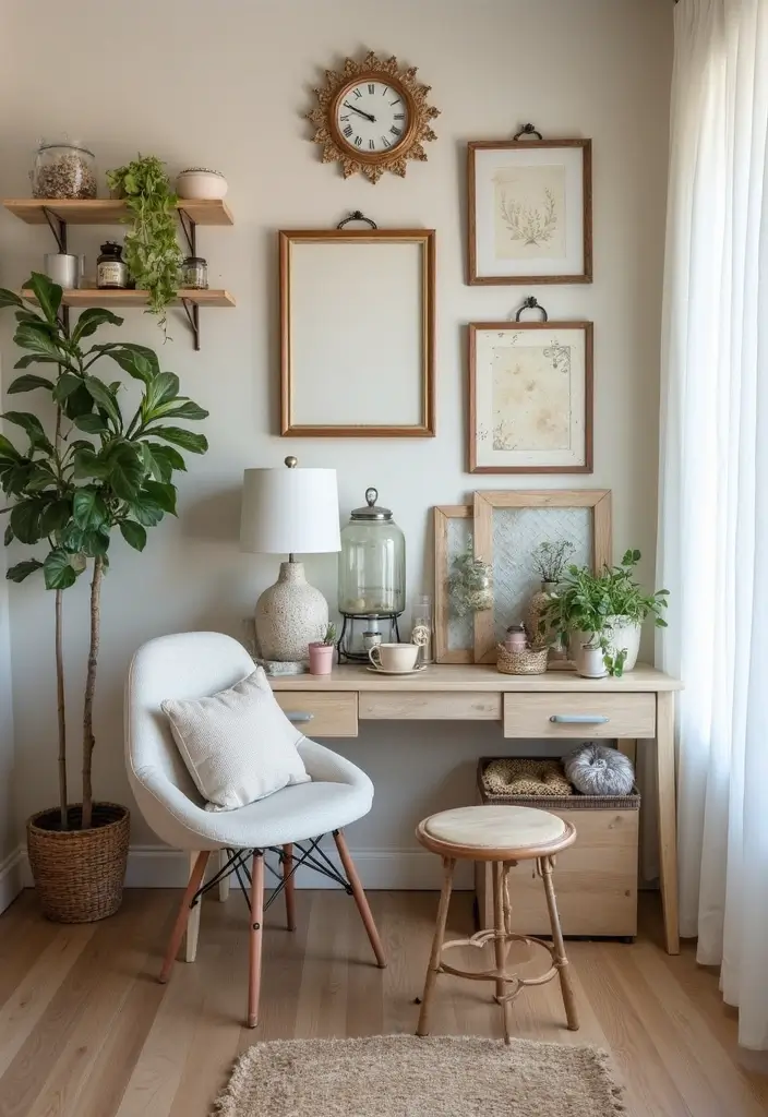 25 Nail Salon Decor Small at Home Ideas for a Chic Setup - 11. Upcycled Decor Items