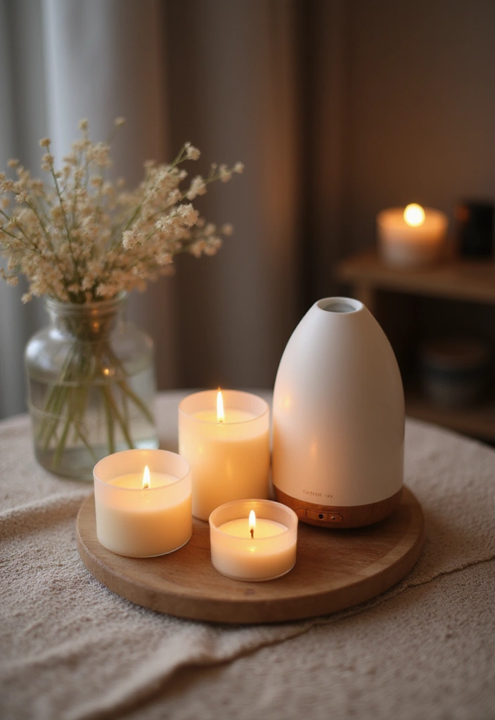 25 Nail Salon Decor Small at Home Ideas for a Chic Setup - 15. Scented Elements for Relaxation