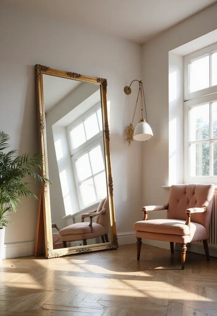 25 Nail Salon Decor Small at Home Ideas for a Chic Setup - 17. Elegant Mirrors for Style