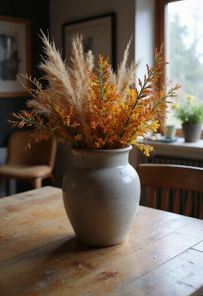 25 Simple Fall Decor Ideas for the Home That Feel Warm and Cozy - 14. Seasonal Foliage