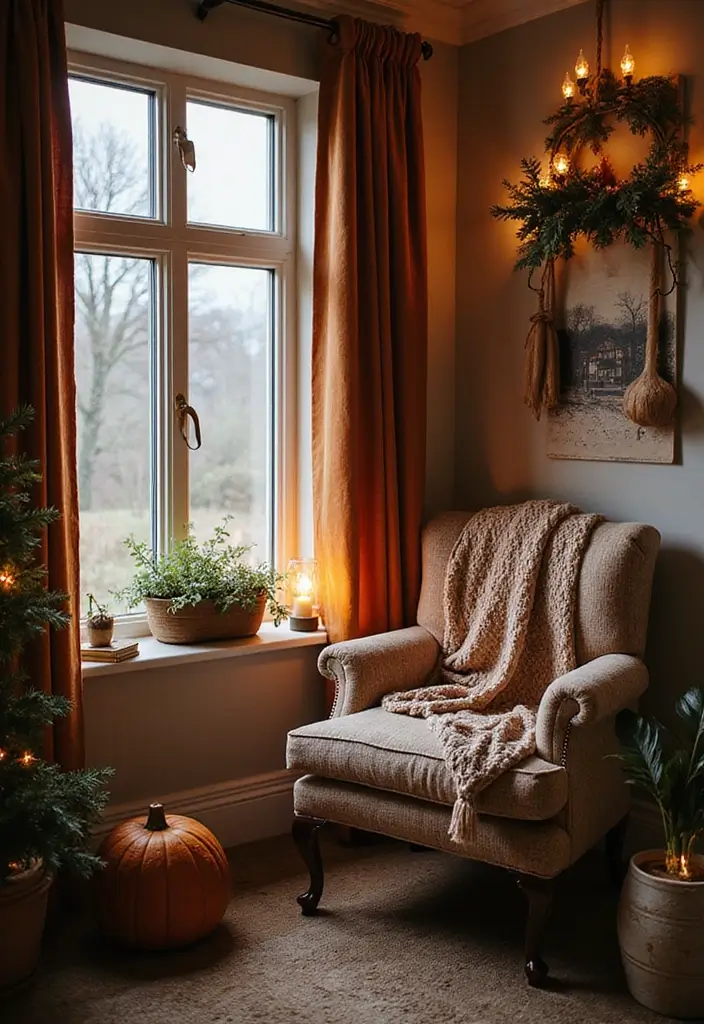 25 Simple Fall Decor Ideas for the Home That Feel Warm and Cozy - 15. Cozy Nooks