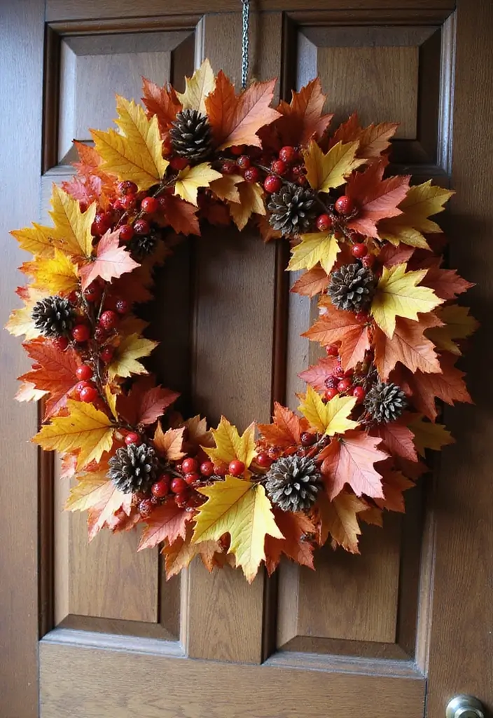 25 Simple Fall Decor Ideas for the Home That Feel Warm and Cozy - 3. DIY Fall Wreaths