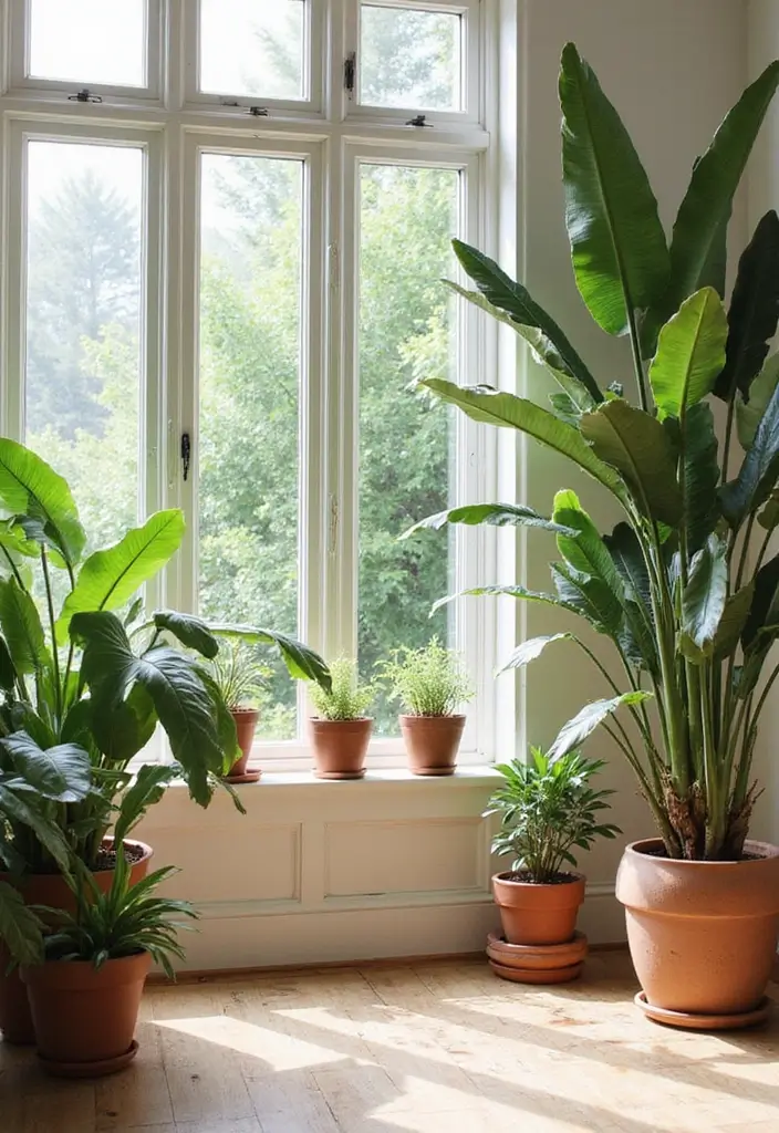 27 Black and White Home Decor Living Room Looks That Never Go Out of Style - 17. Outdoor-Inspired