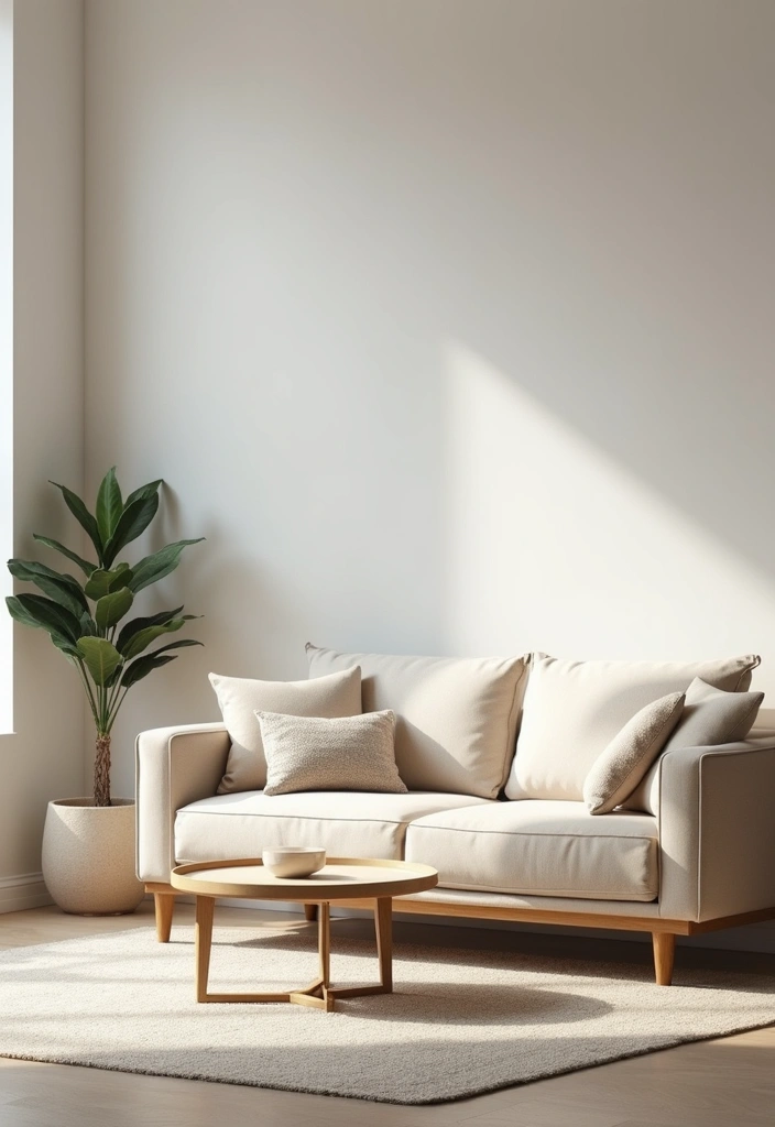 27 Cozy Home Decor Ideas Living Room Designs for Ultimate Comfort - 5. Minimalist Furniture Choices