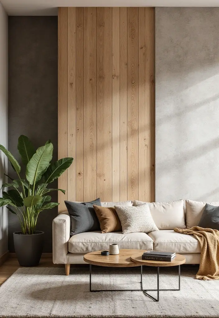 27 Cozy Home Decor Ideas Living Room Designs for Ultimate Comfort - 9. Accent Wall Design