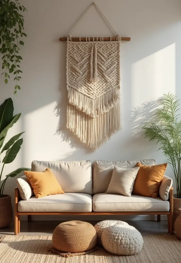 27 DIY Arts and Crafts for Adults Home Decor Fun Projects to Try - 17. DIY Woven Wall Hanging