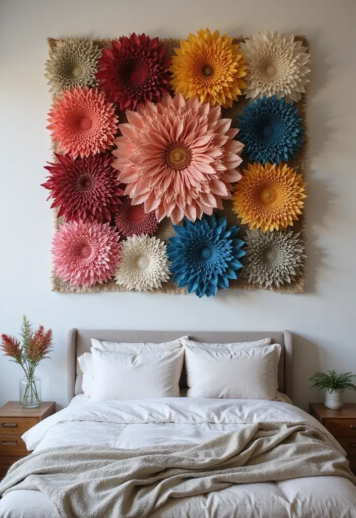 27 DIY Home Decor Easy Bedroom Craft Ideas for a Relaxing Space - 7. Fabric Wall Art