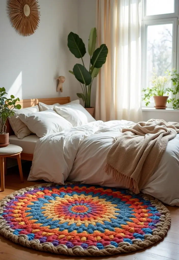 27 DIY Home Decor Easy Bedroom Craft Ideas for a Relaxing Space - 8. Upcycled T-shirt Rugs