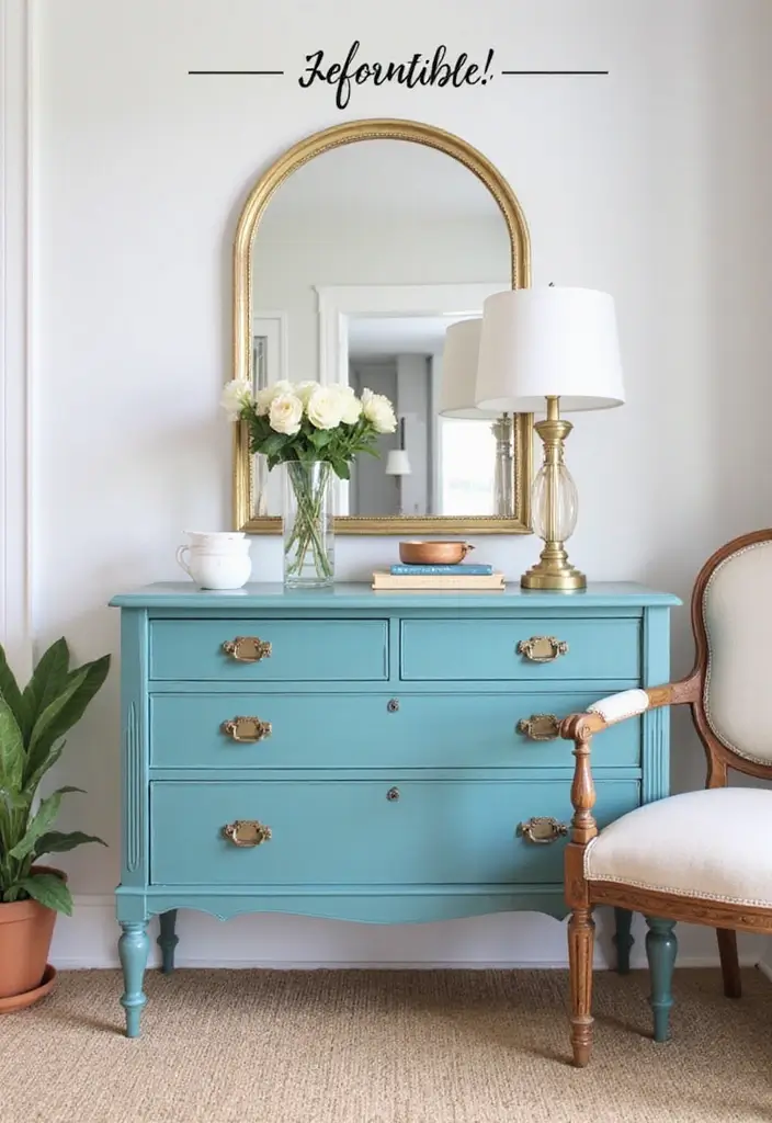27 DIY Home Decor on a Budget Projects That Look Luxurious - 17. Repurposed Furniture Refresh