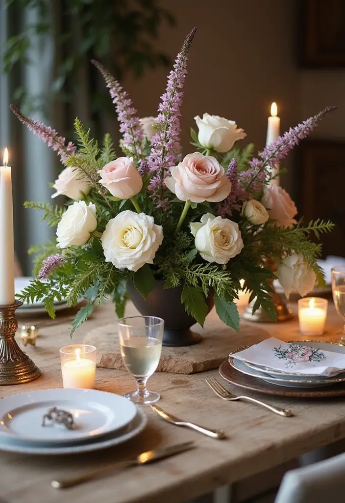 27 DIY Home Decor on a Budget Projects That Look Luxurious - 24. Elegant Table Centerpieces