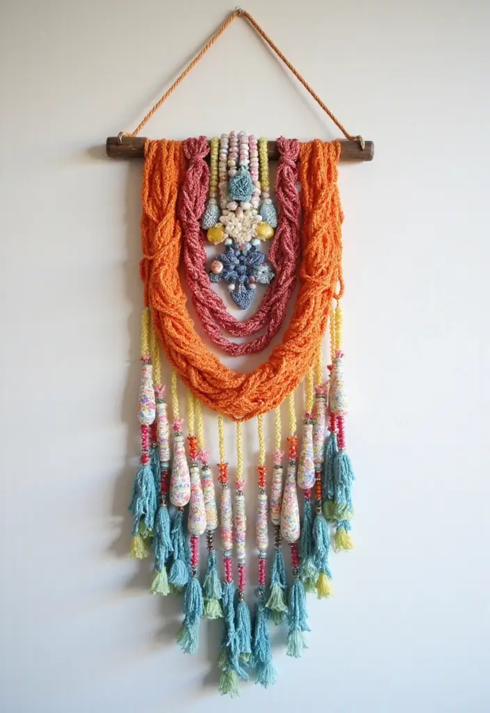 27 DIY Paper Crafts Decoration Wall Art Home Decor for Beginners - 16. DIY Paper Beads Wall Hanging