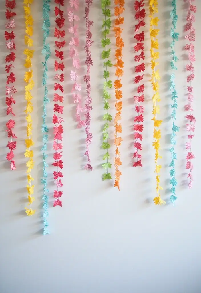 27 DIY Paper Crafts Decoration Wall Art Home Decor for Beginners - 22. Paper Chain Garland