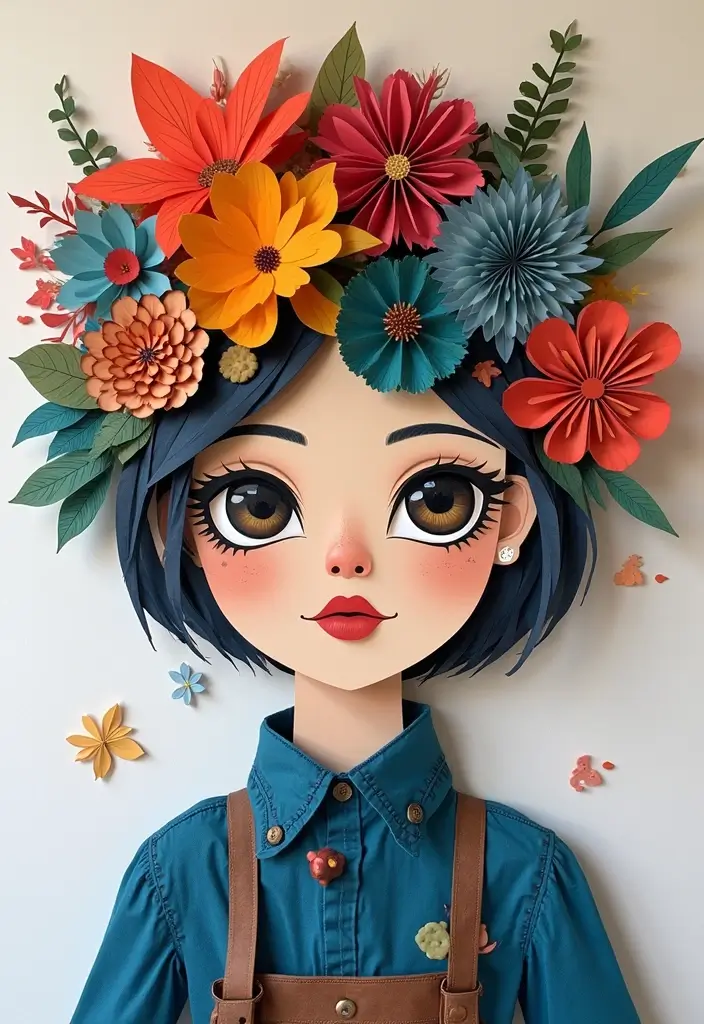 27 DIY Paper Crafts Decoration Wall Art Home Decor for Beginners - 27. Paper Collage Portraits