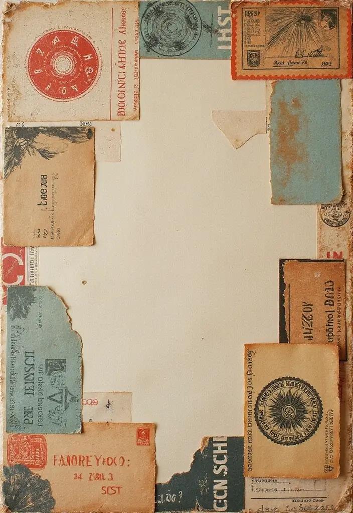 27 DIY Paper Crafts Decoration Wall Art Home Decor for Beginners - 3. Vintage Paper Collage