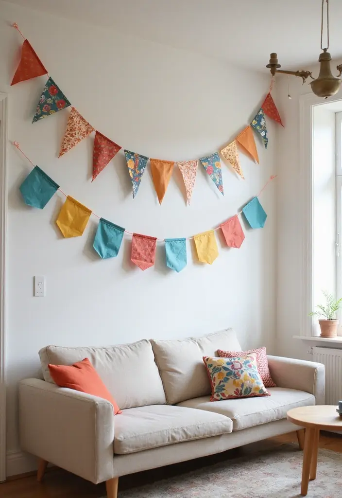 27 DIY Paper Crafts Decoration Wall Art Home Decor for Beginners - 8. Handmade Paper Banners