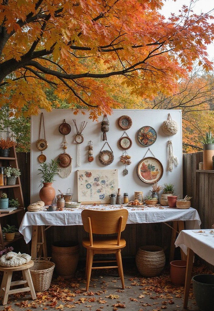 27 Fall Decor Ideas for the Home Boho Vibes for Free Spirits - 10. Handmade Crafts