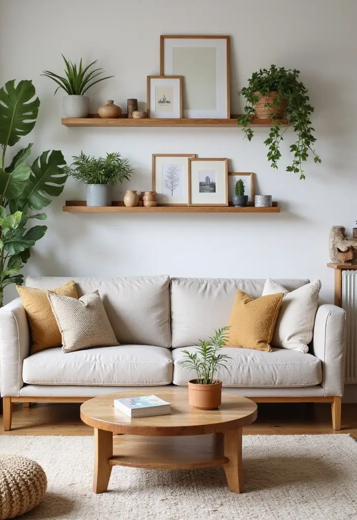 27 Fall Decor Ideas for the Home Boho Vibes for Free Spirits - 9. Natural Wood Accents