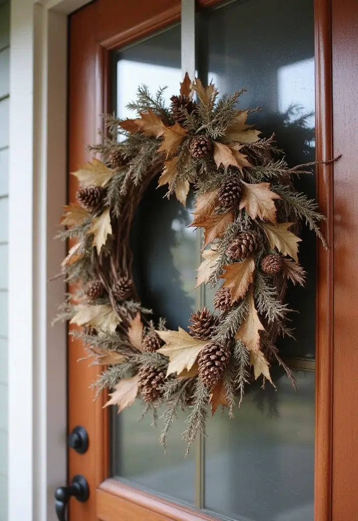 27 Fall Decor Ideas for the Home Farmhouse Style You’ll Adore - 3. Rustic Wreaths