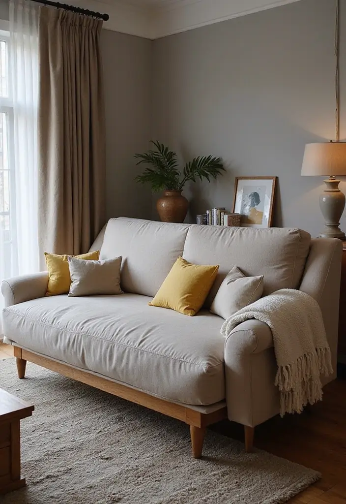 27 Home Decor Ideas Living Room Apartment Style for Urban Spaces - 1. Multifunctional Sofas