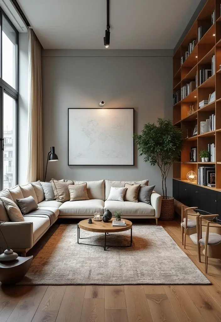 27 Home Decor Ideas Living Room Apartment Style for Urban Spaces - 24. Create Zones