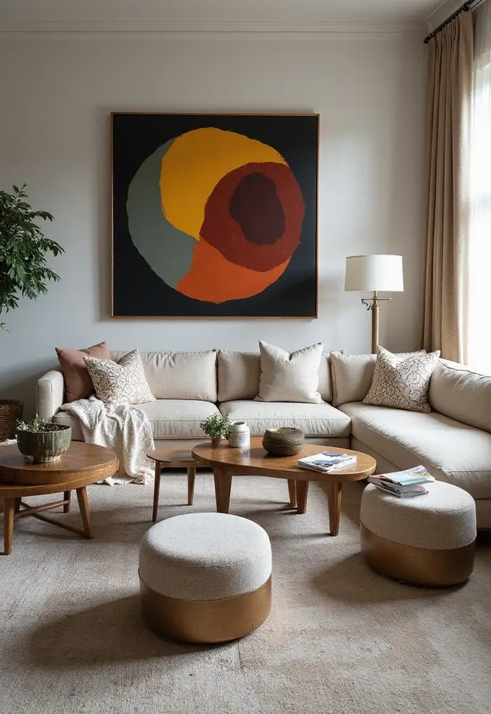 27 Home Decor Ideas for Small Spaces That Feel Spacious - 10. Create a Focal Point