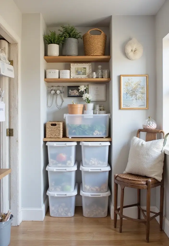 27 Home Decor Ideas for Small Spaces That Feel Spacious - 17. Choose Space-Saving Accessories