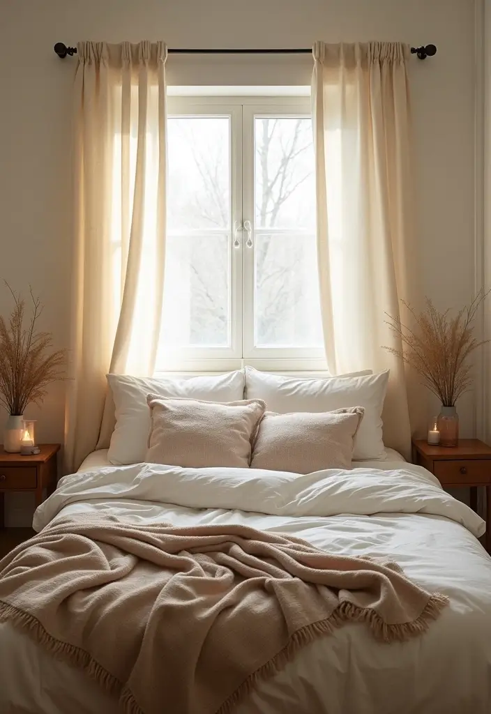 27 Home Decor Ideas for Small Spaces That Feel Spacious - 22. Choose Lightweight Fabrics