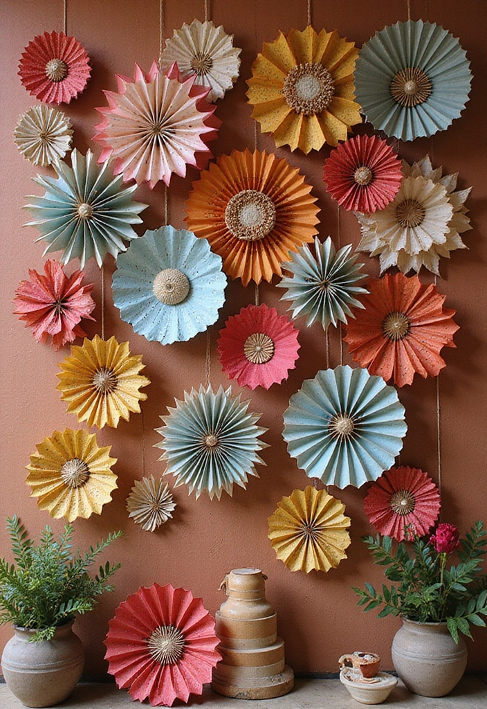 27 Mehendi Function Decor at Home Simple and Elegant Ideas - 16. Upcycled Decorations