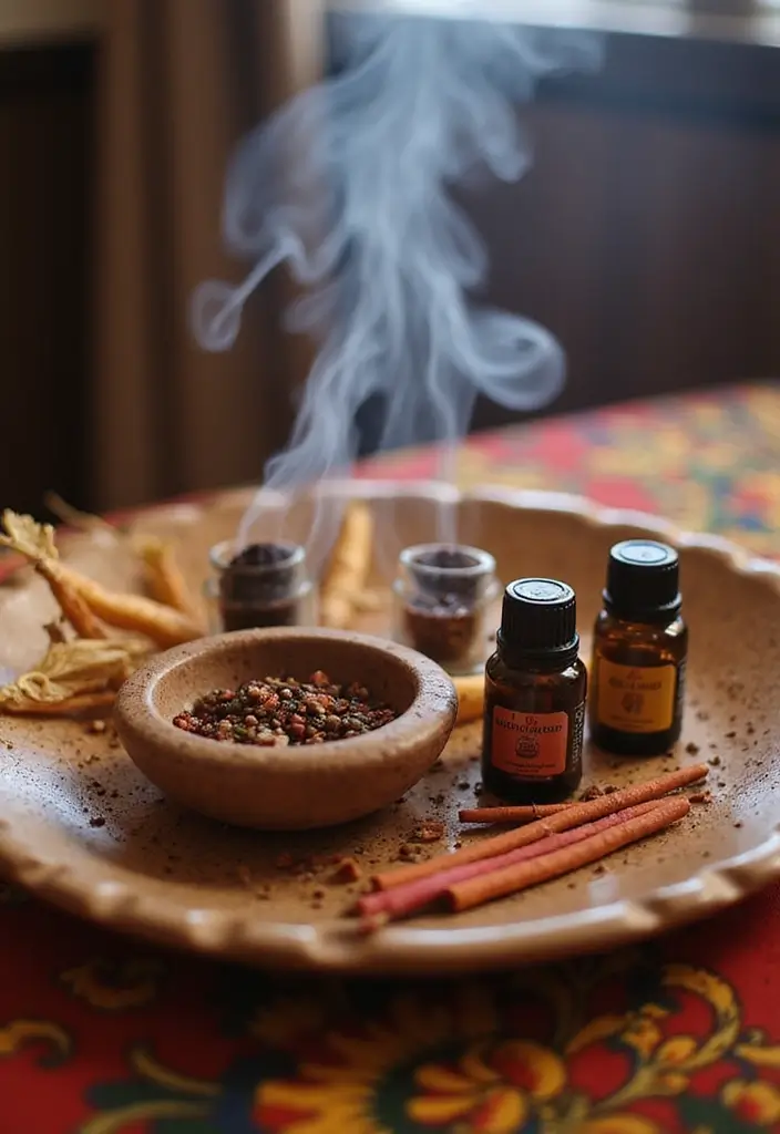 27 Mehendi Function Decor at Home Simple and Elegant Ideas - 18. Natural Scent Stations