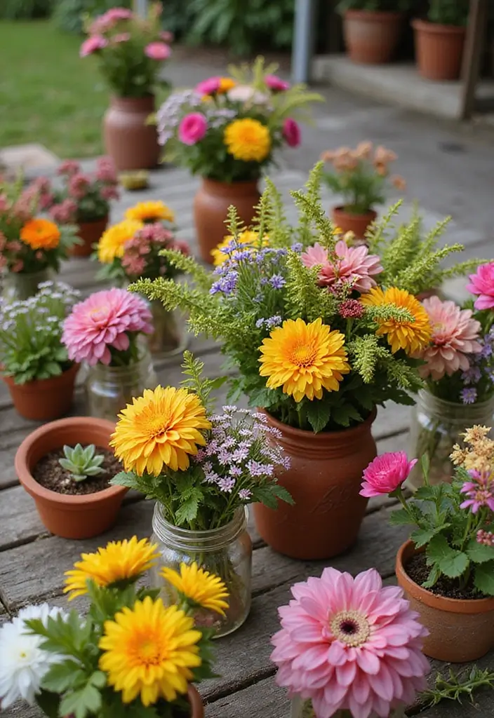 27 Mehendi Function Decor at Home Simple and Elegant Ideas - 3. Greenery and Floral Arrangements