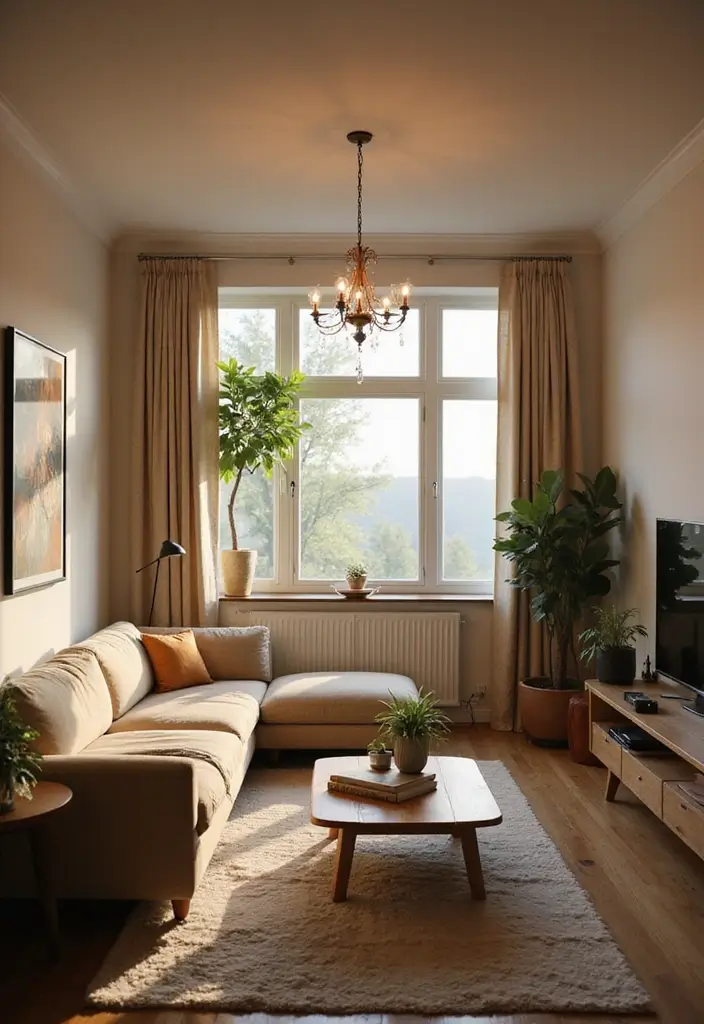 27 Spring Home Decor Ideas: Living Rooms Full of Fresh Energy - 19. Freshen Up with New Lighting