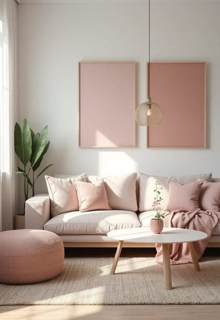 27 Spring Home Decor Ideas: Living Rooms Full of Fresh Energy - 3. Bright Pastel Color Palettes