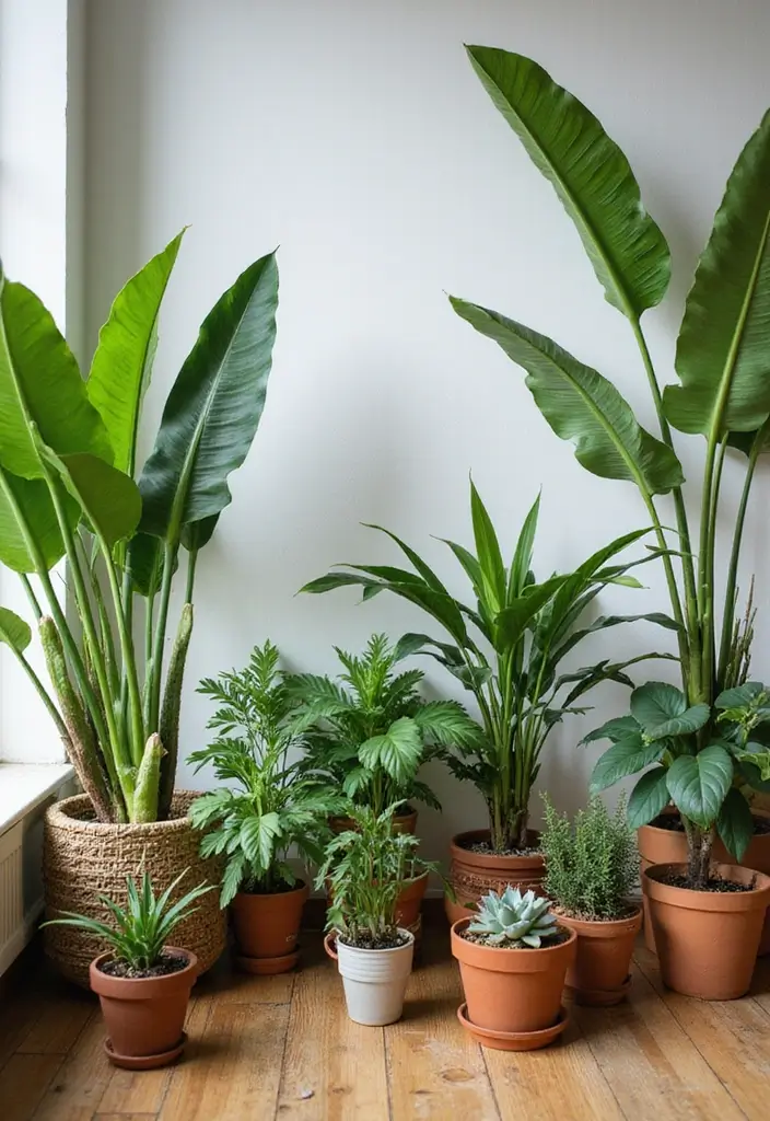 27 Spring Home Decor Ideas: Living Rooms Full of Fresh Energy - 4. Lush Greenery and Plants